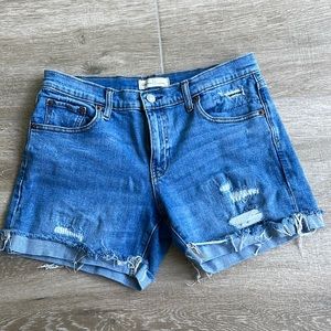 Gap Denim Distressed Shorts - Size 27